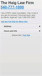 Mobile Screenshot of haiglawfirm.com